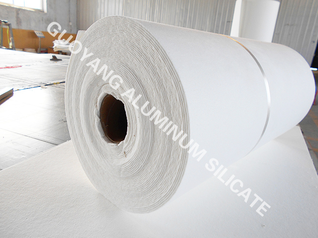 Ceramic fibre paper